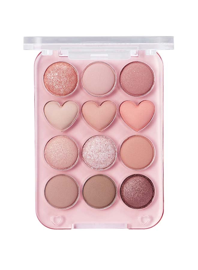 Pin Point Eyeshadow Palette 01 Peach+Coral