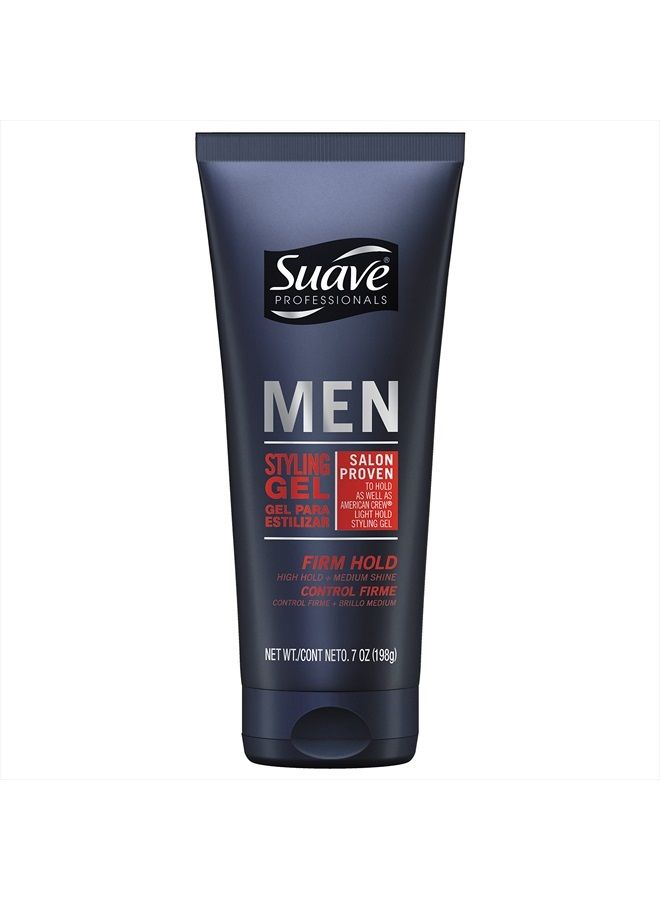 Men Styling Gel, Firm Control, 7 oz