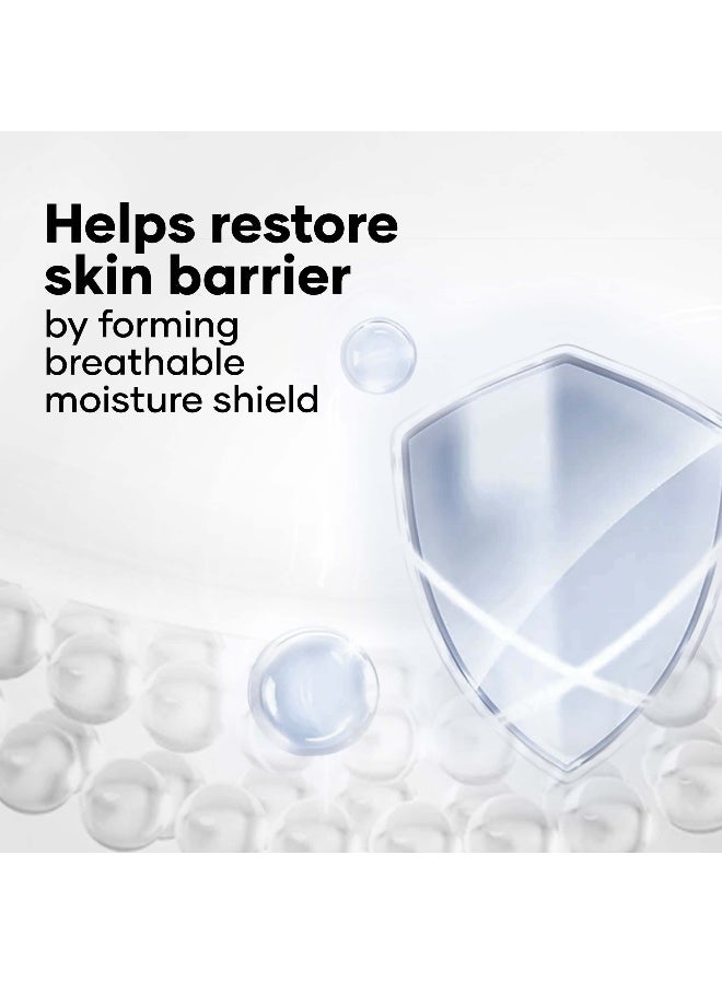 Derma Rescue Cream Hydrating Face Moisturiser for Dry, Dehydrated & Sensitive Skin | 3D Hyaluronic Acid Matrix + Collagen Peptide + Postbiotics | Barrier Repair, Long-Lasting Hydration | 17g - image 3
