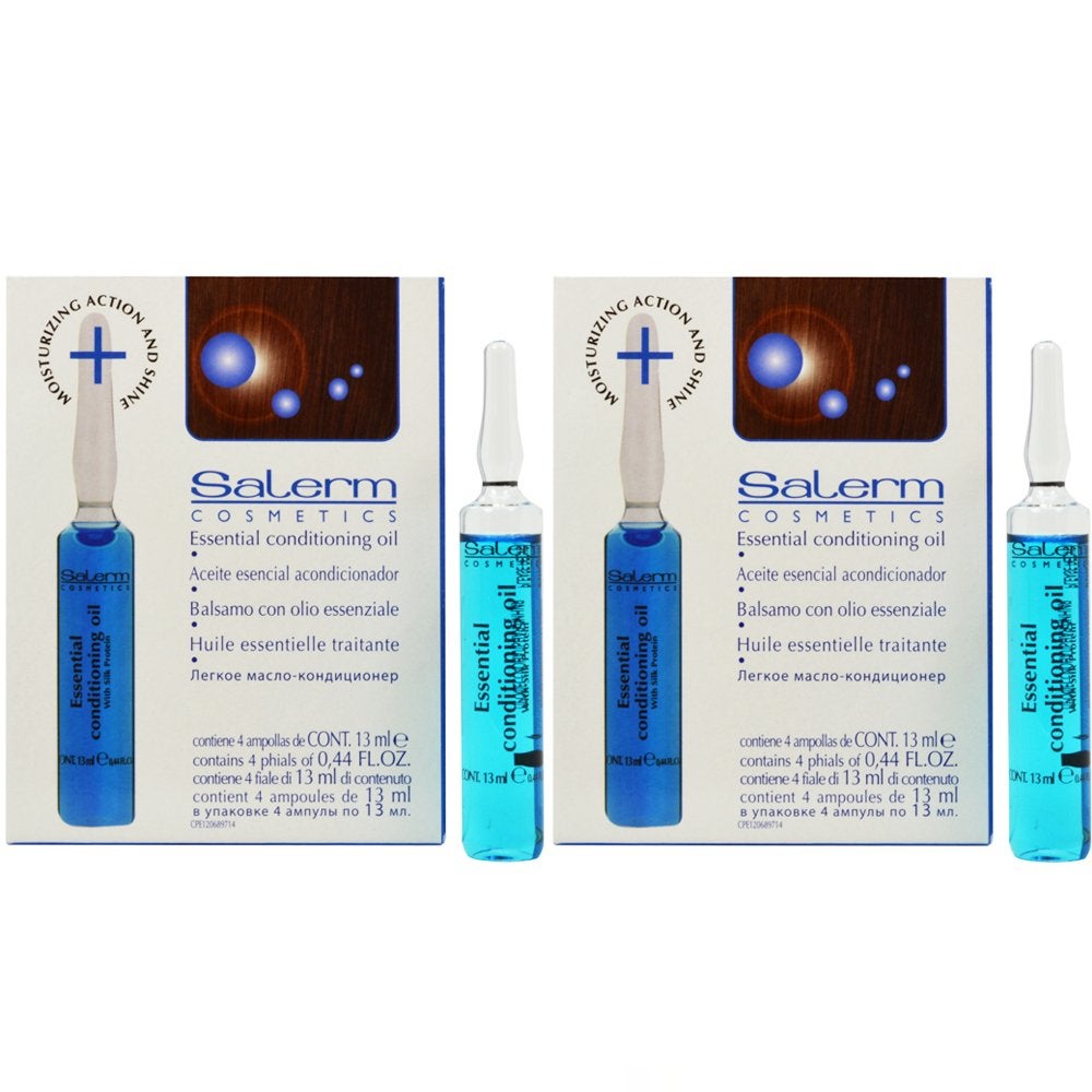 Salerm Essential Conditioning Oil 0.44oz x 4 Applications"Pack of 2"