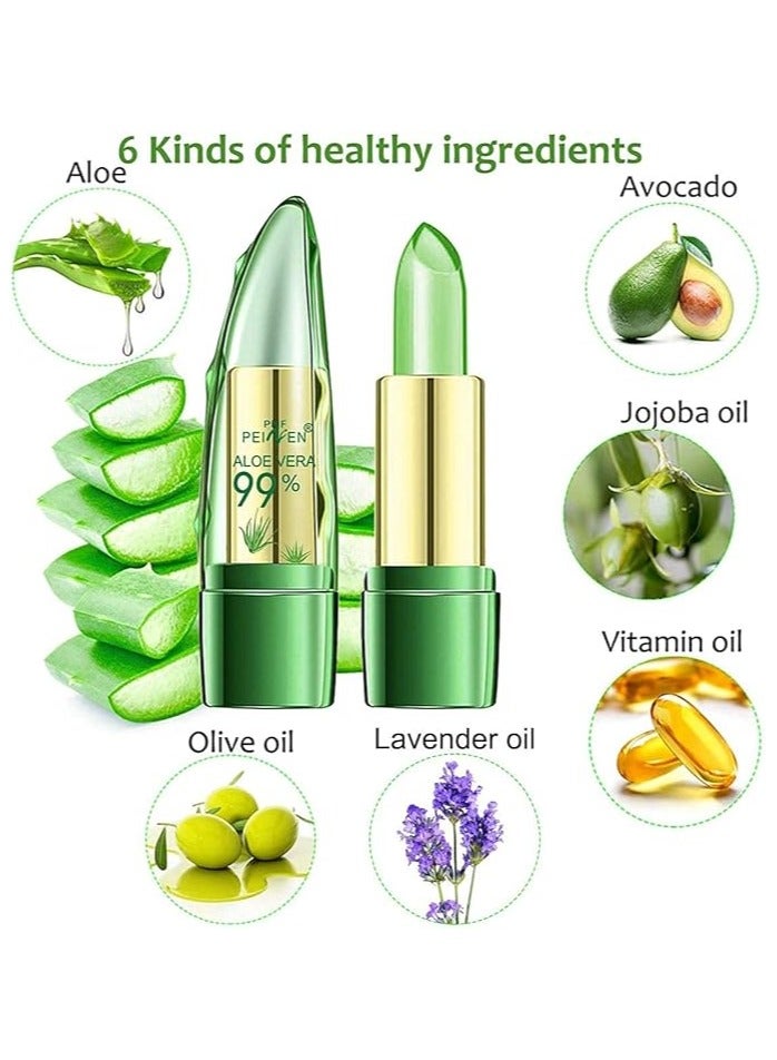 Organic 99% Aloe Vera Gel Lip Plumpe Multicolour