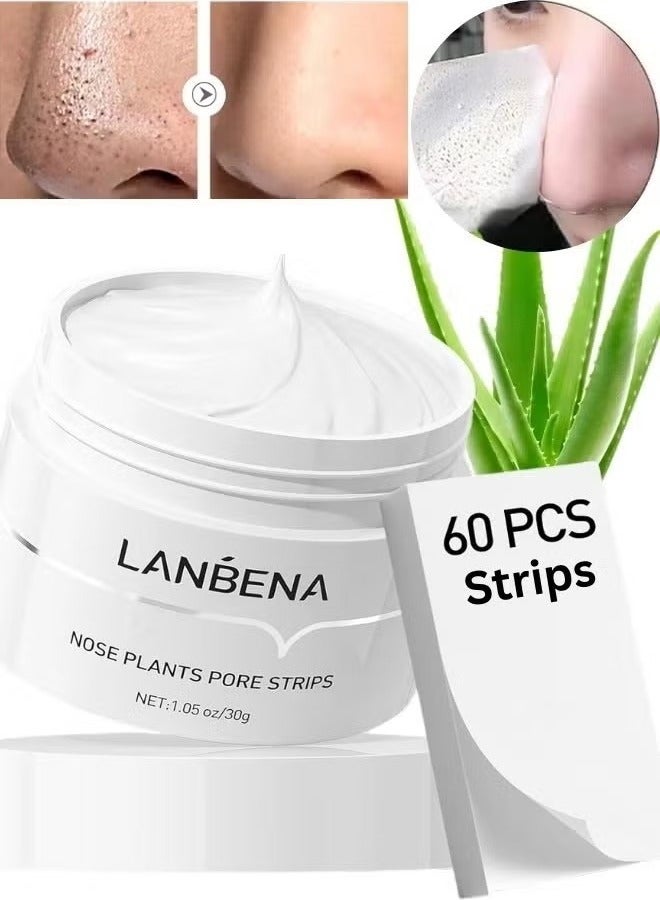 Nose Plants Pore Strips Gentle In Blackhead Remover Mask Wrinkle & Dark Circles Facial Pore Cleanser Purifying Face Mask Nose strips