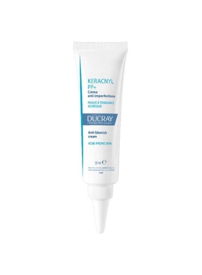 DUCRAY Keracnyl PP+ Creme Anti- Imperfections 30 ml- Anti-blemish cream for acne-prone skins