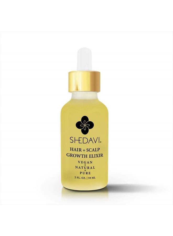 Vegan Healthy Hair Growth Oil Serum With Botanicals - Hair Growth for Women & Men - Hair Treatment for Dry Damaged Hair and Scalp With Argan, Coconut, Castor, Tea Tree Oil For Hair Growth