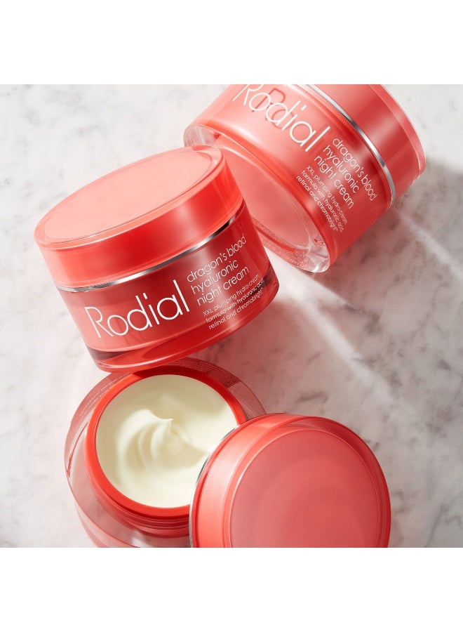Rodial Dragon's Blood Night Cream 50ml – Overnight Recovery for Stressed Skin, Dragon's Blood & Retinol, Volumizing Cream for Skin Sensitivity Relief 50ml - image 5