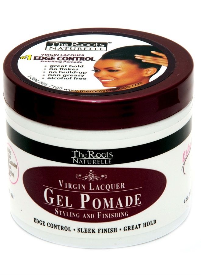 Virgin Lacquer Gel Pomade For Edge Control (4 Oz Jar)