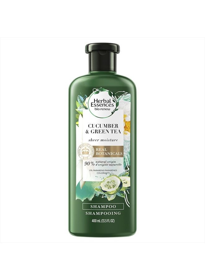 bio:renew Cucumber & Green Tea Sheer Moisture Shampoo, 13.5 fl oz (Packaging May Vary)