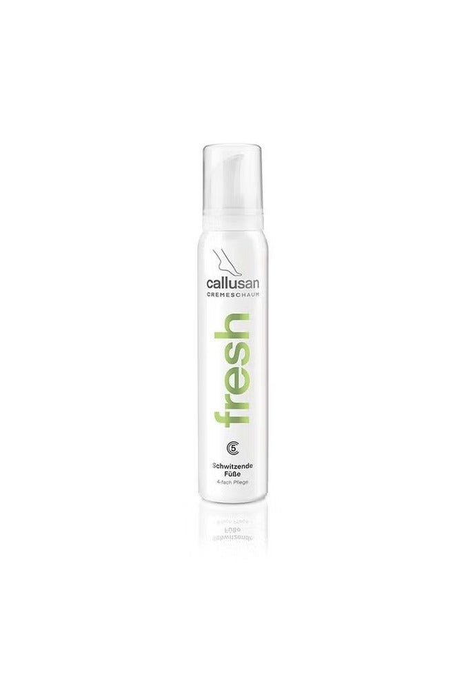 Callusan Fresh Mousse Cream – 125ml, Refreshing Foam for Sweaty & Moisture-Prone Feet