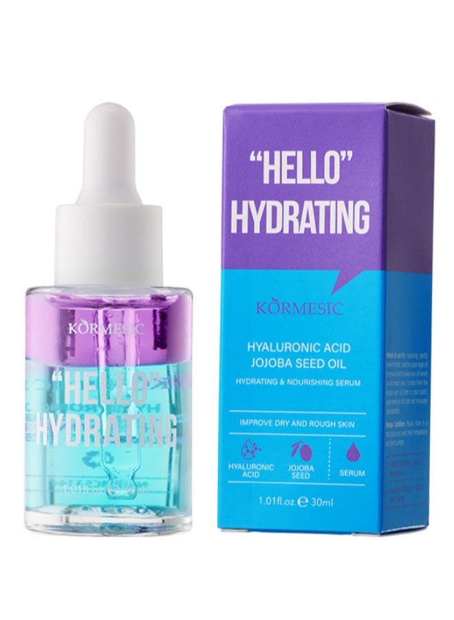 Facial Layered Serum Hyaluronic Acid + Jojoba Seed Oil Serum Facial Care Moisturizing Nourishing Serum