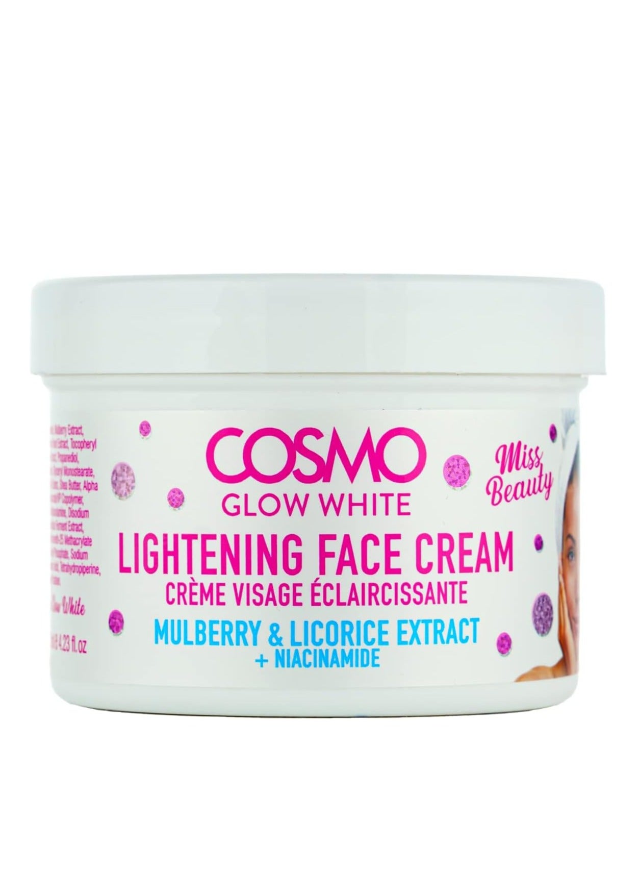 Cosmo Glow White Lightening Face Cream 125ml for Men and Women