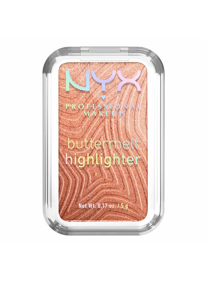 Buttermelt Highlighter Powder Highlighter 12 HR Wear Fade And Transfer Resistant Butta in Bronze