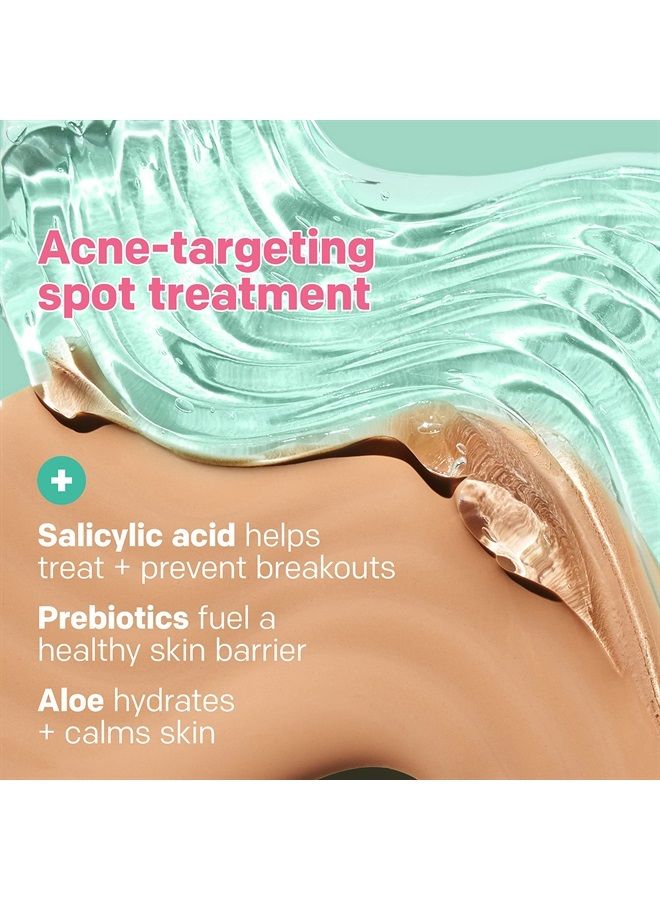 Clear Complexion Acne & Blemish Spot Treatment Concealer Makeup with Salicylic Acid- Lightweight, Full Coverage, Hypoallergenic, Fragrance-Free, for Sensitive Skin, 200 Light/Medium, 0.3 fl oz.