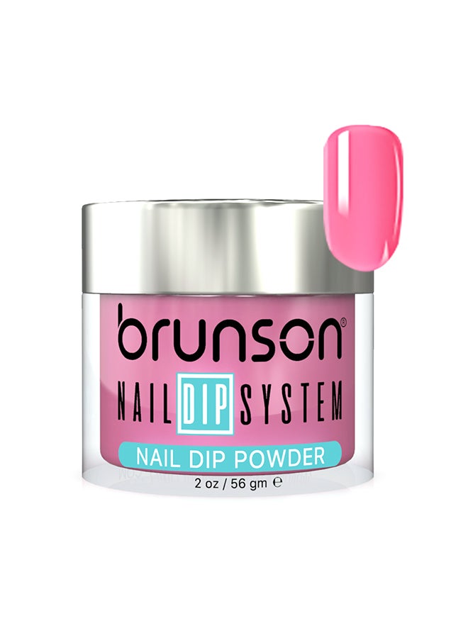 Nail Dip Powder Dip And Buff System Color 56gm, French Nail Art Starter Manicure Salon DIY At Home Odor Free And Long Lasting No Needed Nail Lamp Curing DBK096