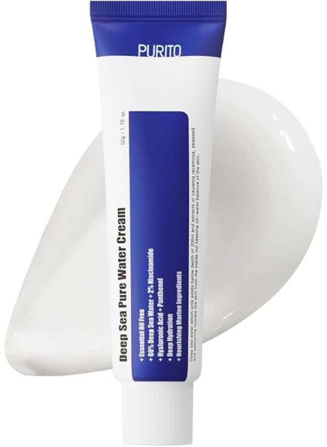 PURITO Hydro Wave Deep Sea Hydrating Face Cream Barrier Repair for Sensitive Skin 50ml