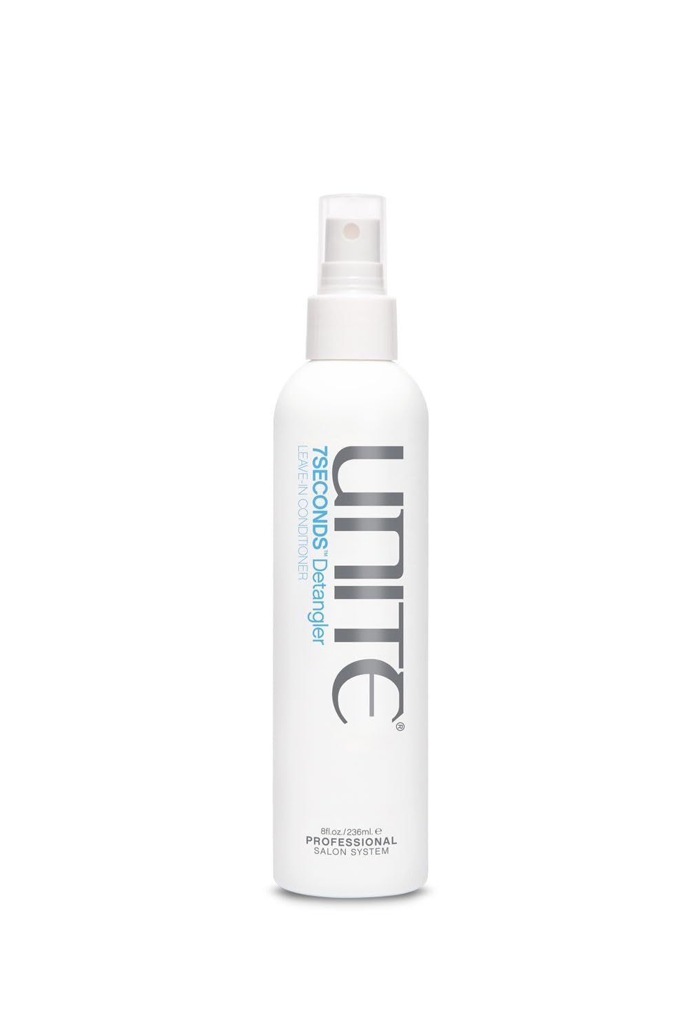 UNITE Hair - 7SECONDS Detangler â€“ Lightweight Leave-In Conditioner Spray â€“ Instantly Detangles, Strengthens & Protects from UV and Heat Damage â€“ Vegan, Color-Safe & Cruelty-Free, 8 Fl Oz