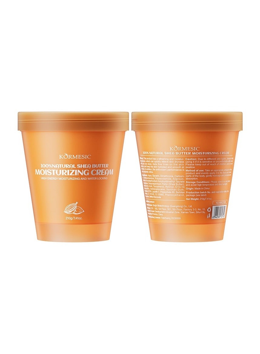 Shea Butter Cream 210g - Deeply Nourish & Hydrate Skin