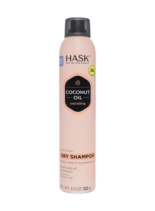 Coconut Dry Shampoo for All Hair Types - Lightweight Formula Absorbs Oil & Refreshes Hair with a Tropical Scent (122 g)
