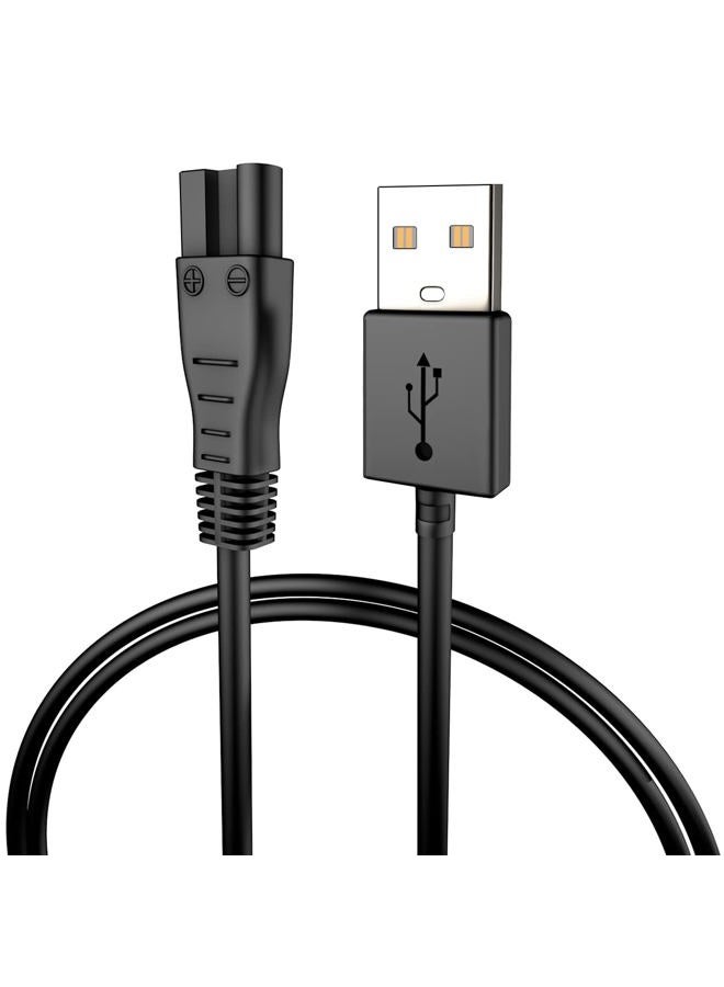 Charger Cord for Meridian Grooming Charger - Power Cord for Meridian Shaver Charger – Adapter Charger for Meridian Grooming Electric Shaver Trimmer Charger Cold Cable