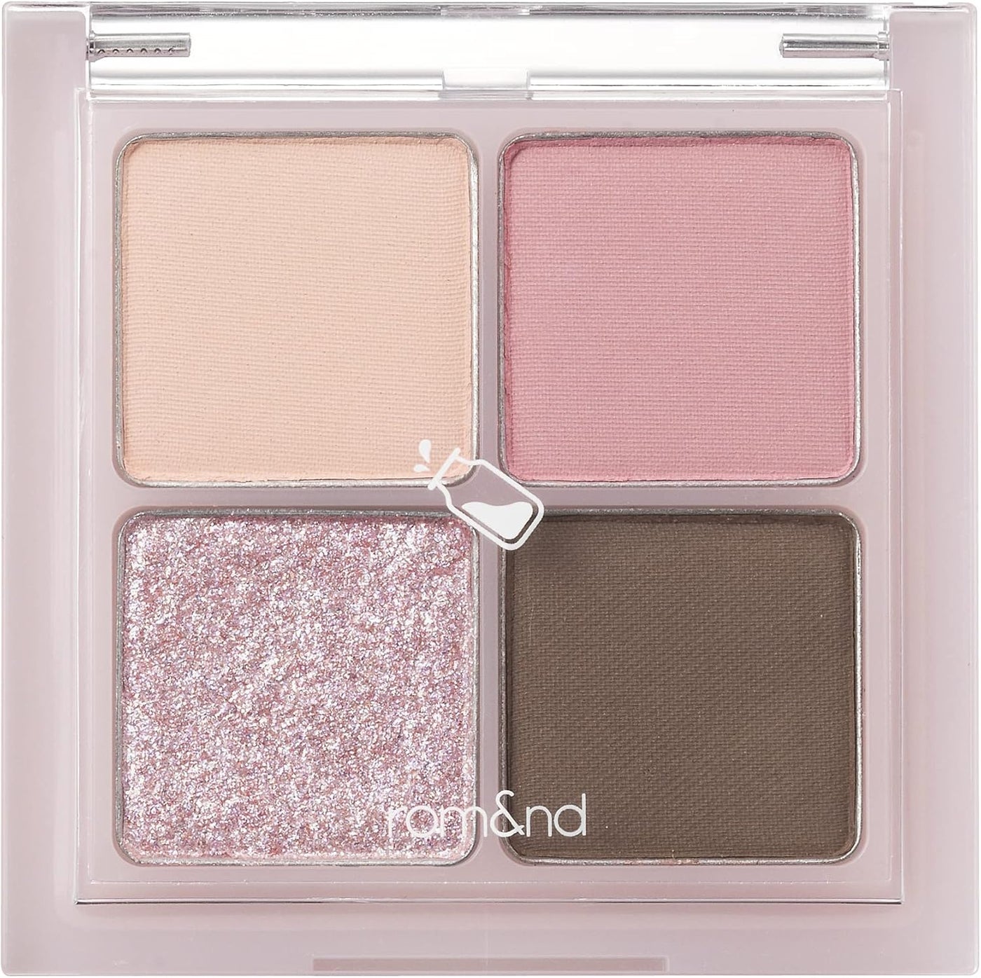 rom&nd Better Than Eyes Milk Series 4 Color Mini Palette W03 Dry Strawberry