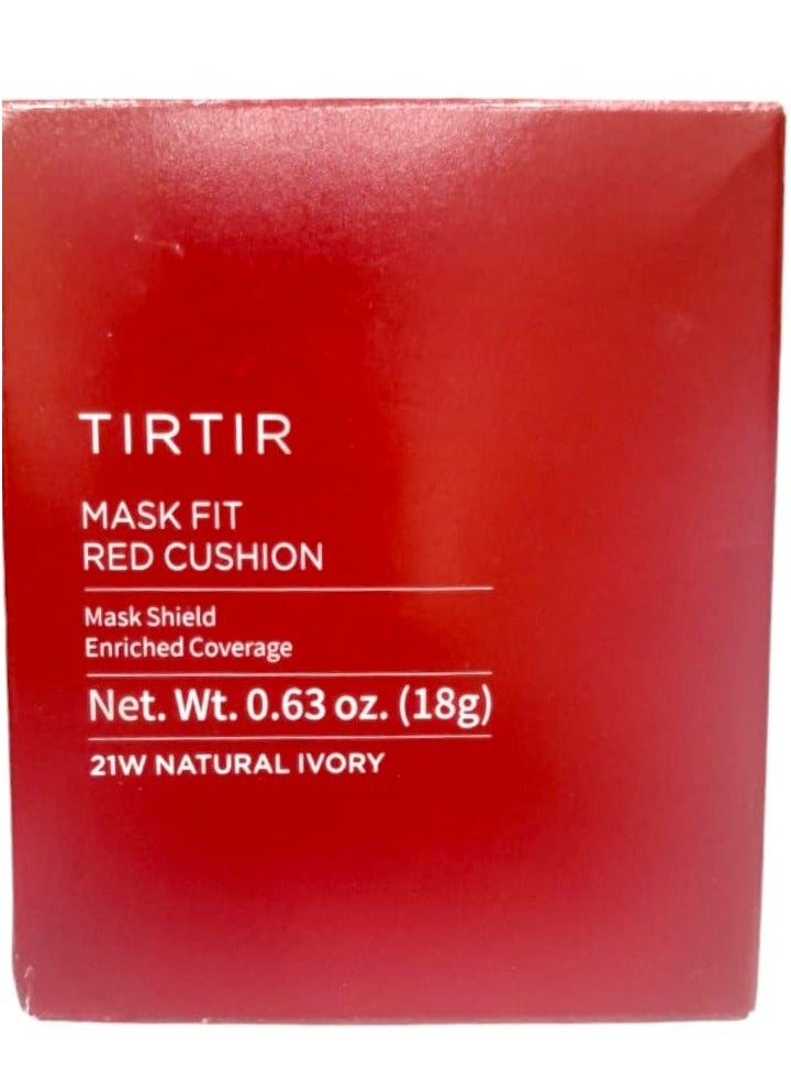Mask Fit Red Cushion Mask Shield Enriched Coverage, 21W Natural Ivory - 0.63 oz (18g)