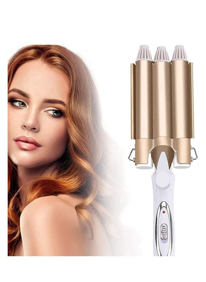 Professional Hair Tools Curling Iron Ceramic Triple Barrel Hair Styler Hair Waver Styling Tools Hair Curlers Electric Curling