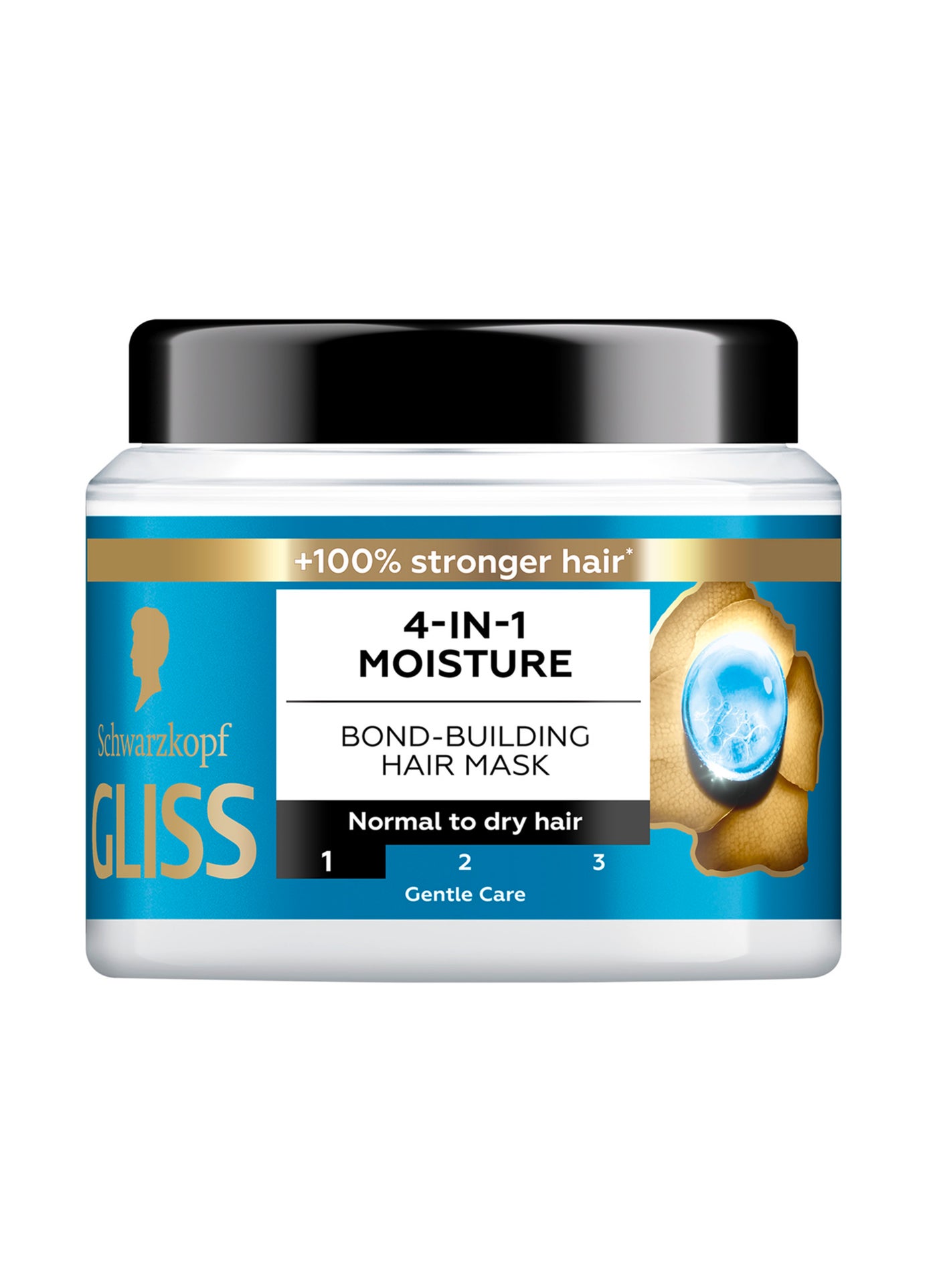 Schwarzkopf Gliss 4-in-1 Moisture Bond-Building Mask, 400ml
