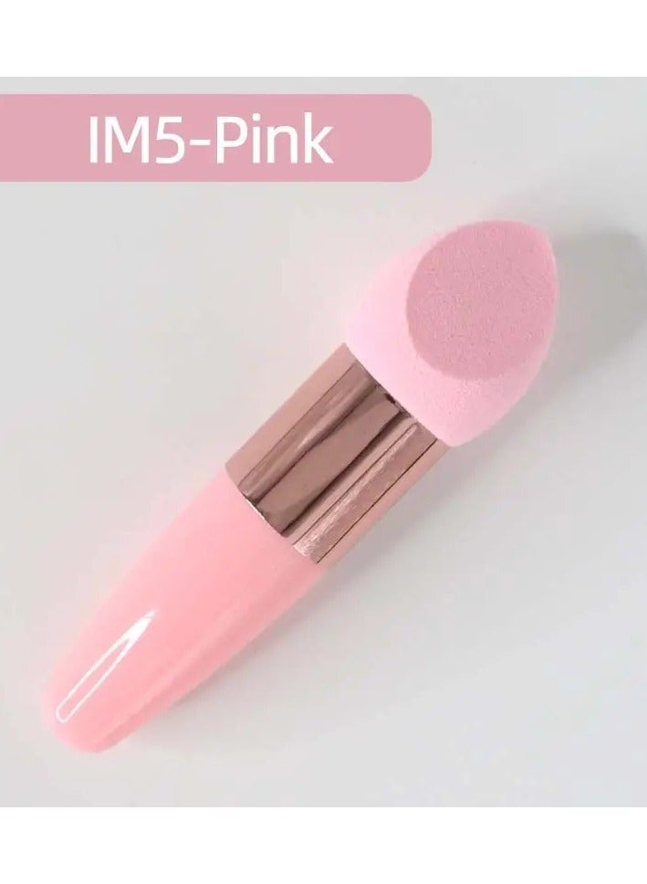 1 Pc Mushroom Head Makeup Brushed Women Makeup Beauty Foundation Sponge Powder Puff with Handle Smooth Shaped Cosmetic Tool