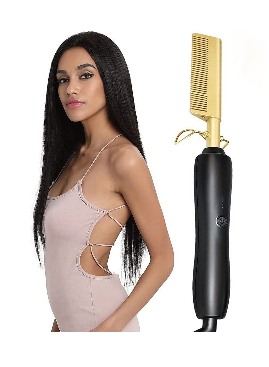 Electrical Straightening Hot Comb Curling Iron Hot Hair Flat Iron