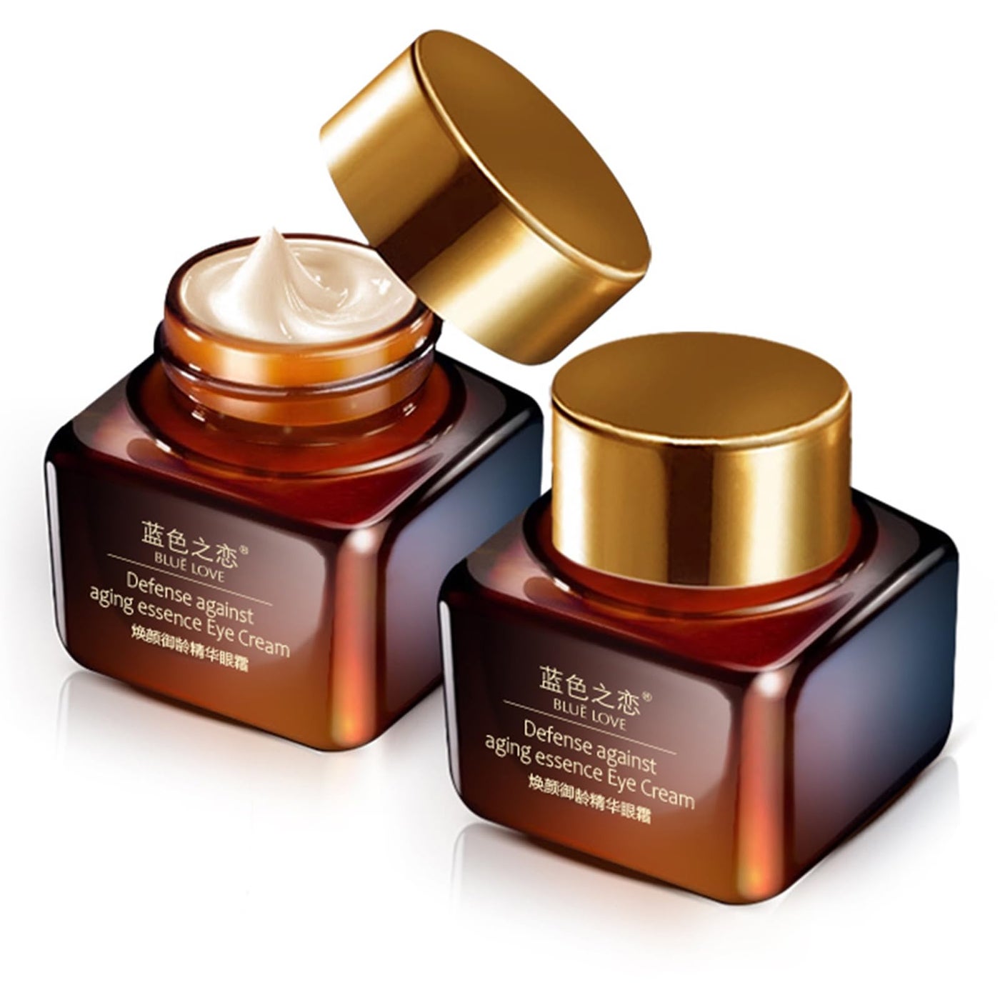BLUE LOVE 2PCS Anti-Aging Eye Cream â€“ Reduces Dark Circles & Puffiness Under-Eye Bags â€“ Moisturizing & Fast-Absorbing Wrinkle Treatment for Men & Women