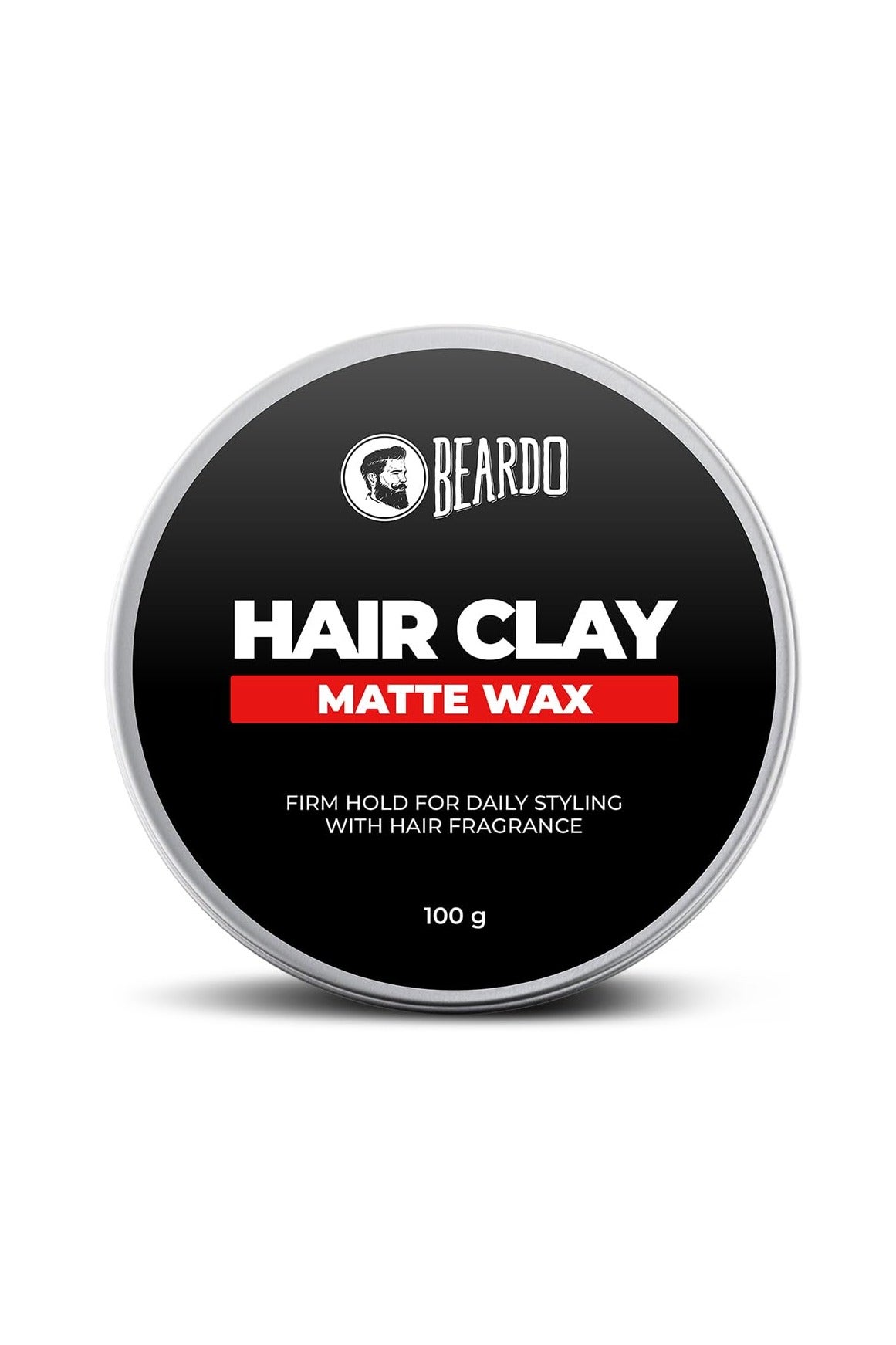 Beardo Hair Clay Wax for Men, 100 gm | Hair Clay for men | Styling Wax | Volumizing | Strong Hold | Restylable |Matte Finish | Easy to Wash Off | Texture Clay for Men