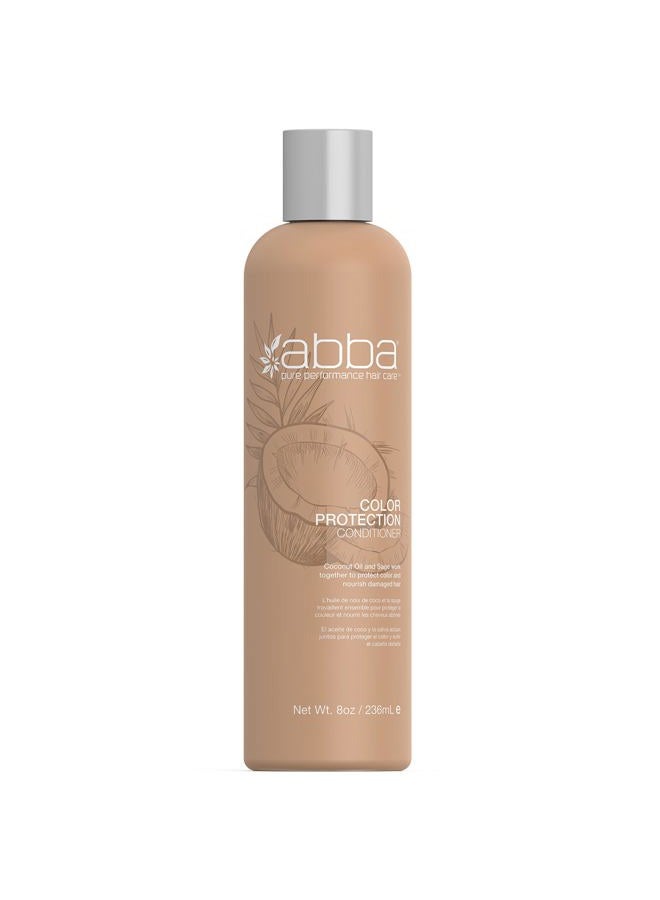 Color Protection Conditioner, Coconut Oil & Sage, 8 Fl Oz (Pack of 1)