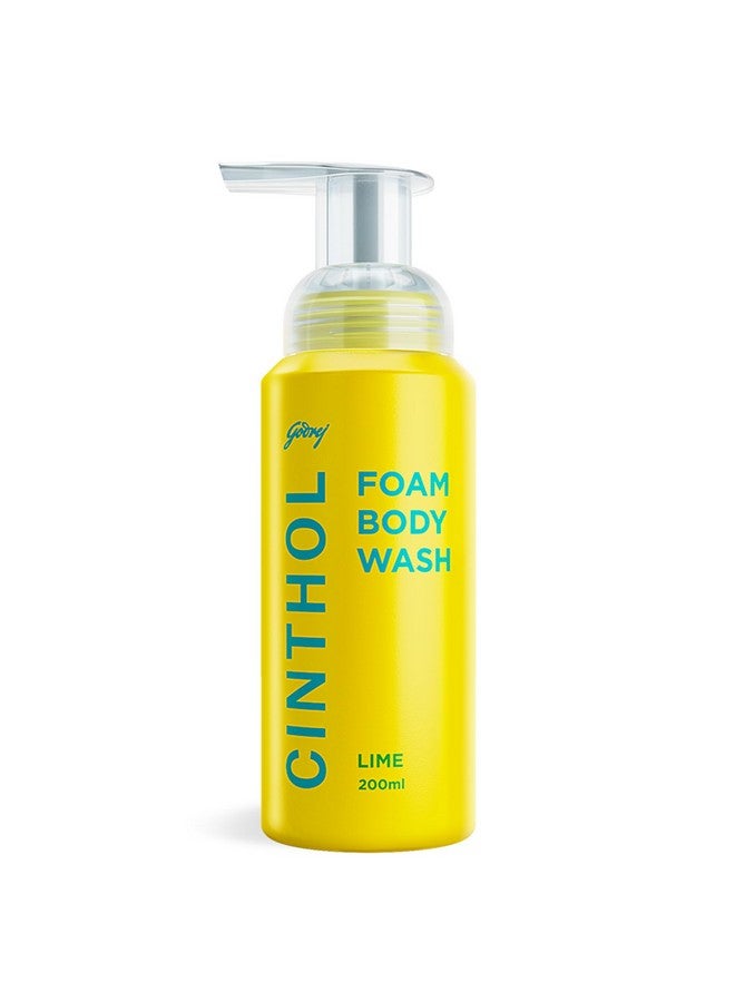 Lime Foam Body Wash (200Ml) | Unique Foam Formula For Moisturized & Irresistibly Soft Skin | Suitable For All Skin Types