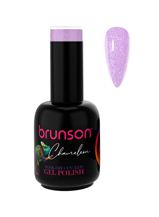 Chameleon Gel Nail Polish 18ml Gel Nails with Glossy Shine Finish, Long-Lasting Soak off UV Gel Polish for Nail Art French Manicure Pedicure. Salon Quality Chip Resistant Gel Extension Acrylic Nails