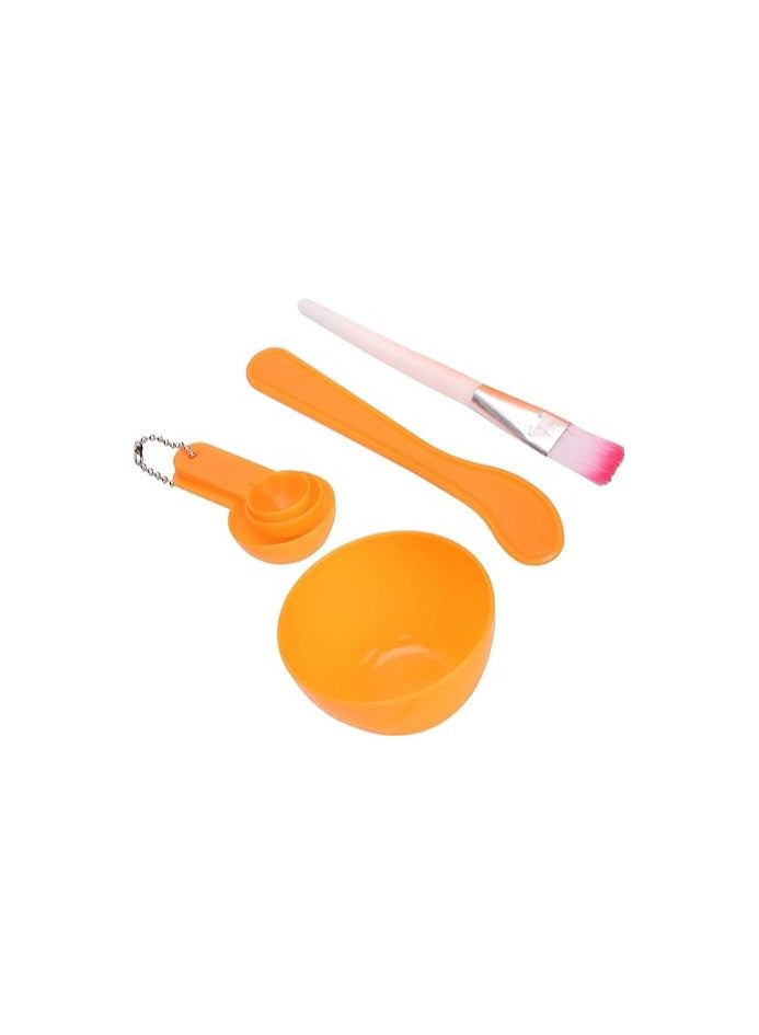 Facial Mask Bowl Kit - 6 Pieces - Orange