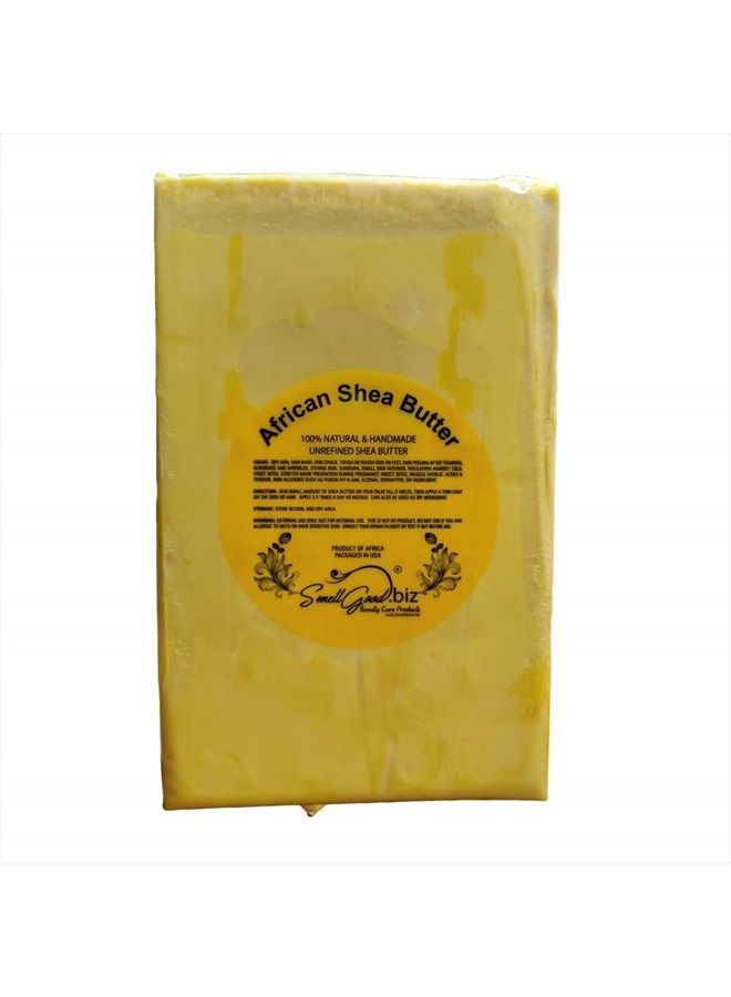 Raw Unrefined Yellow Shea Butter A Quality From Ghana (10 LB)