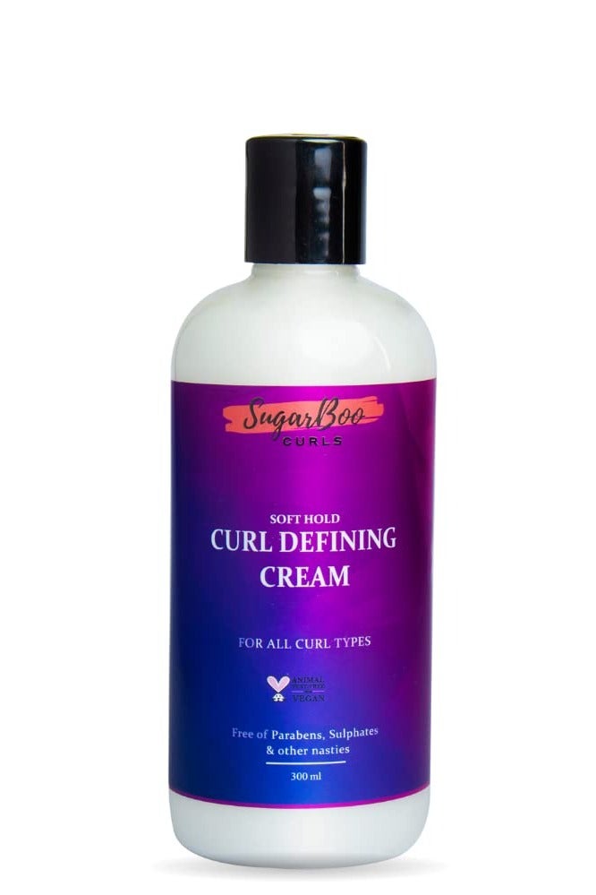 Curls Soft Hold Curl Defining Cream (300ml) for Dry, Frizzy, Wavy, Curly Hair. Vegan & CG Friendly. No Parabens, Sulphates & Other Nasties