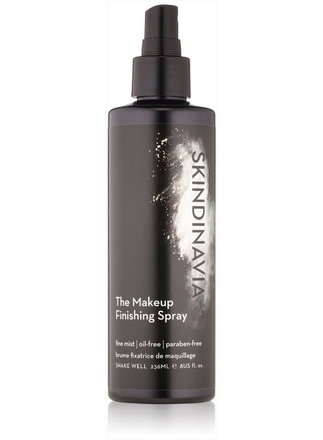Skindinavia The Makeup Finishing Spray, Long-Lasting Up to 16+ Hours, Heat-Resistant & Waterproof, Fine Mist Finishing Spray for Makeup (8 Oz)