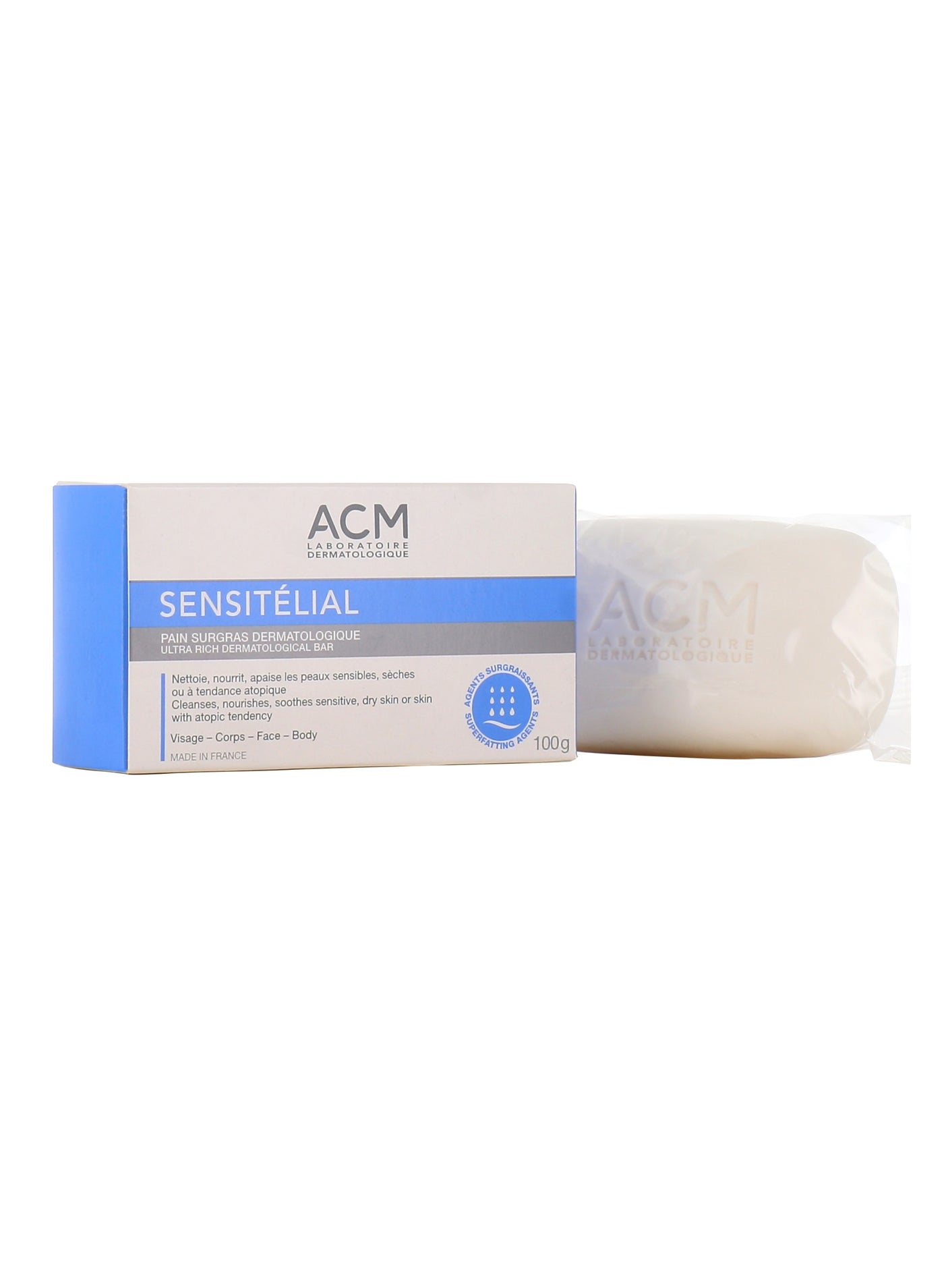 Sensitélial Dermatological Surgras Bar 100g