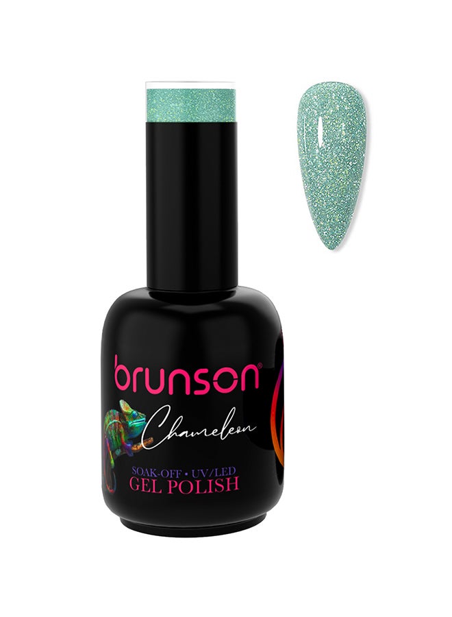 Chameleon Gel Nail Polish 18ml Gel Nails with Glossy Shine Finish, Long-Lasting Soak off UV Gel Polish for Nail Art French Manicure Pedicure. Salon Quality Chip Resistant Gel Extension Acrylic Nails