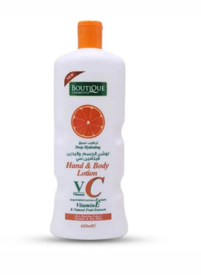 Vitamin C Hand And Body Lotion 600 ML
