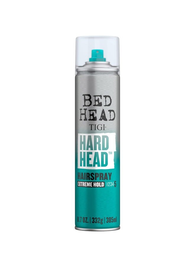 Bed Head by TIGI Hairspray Extra Hold Hard Head Hair Care Spray for All Hair Types, 11.7 oz