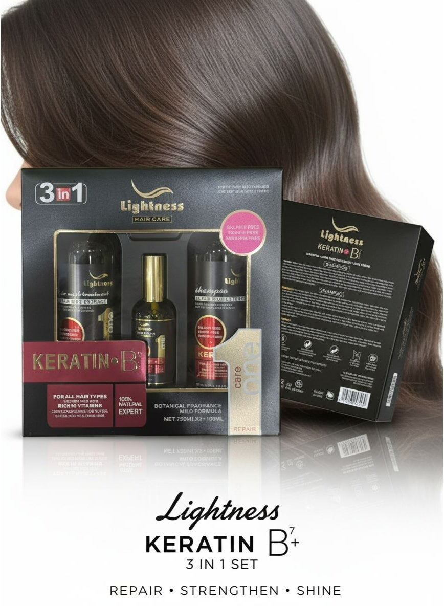 Keratin 3 IN 1 Repair Strengthen Shine Set