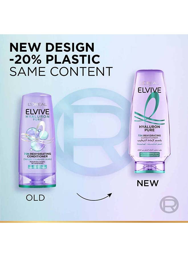 Elvive Hyaluron Pure Rehydrating Conditioner for Oily Hair 200ml - image 2