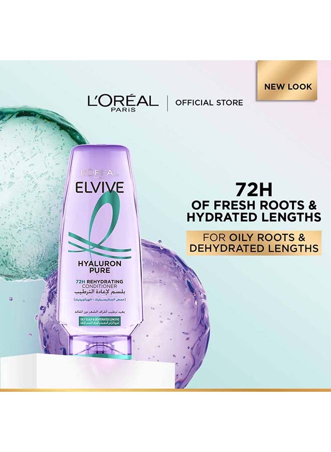 Elvive Hyaluron Pure Rehydrating Conditioner for Oily Hair 200ml - image 4