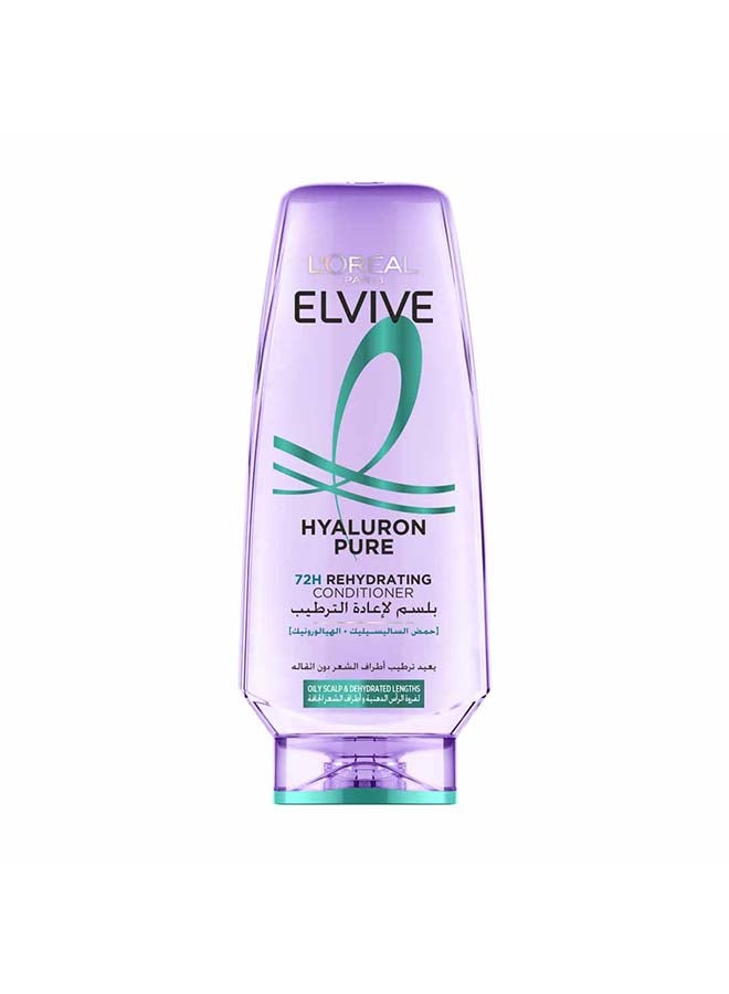 Elvive Hyaluron Pure Rehydrating Conditioner for Oily Hair 200ml