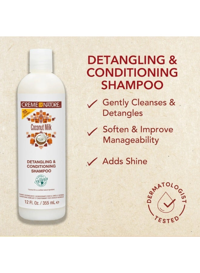 Coconut Milk Detangling And Conditioning Shampoo 354 ML