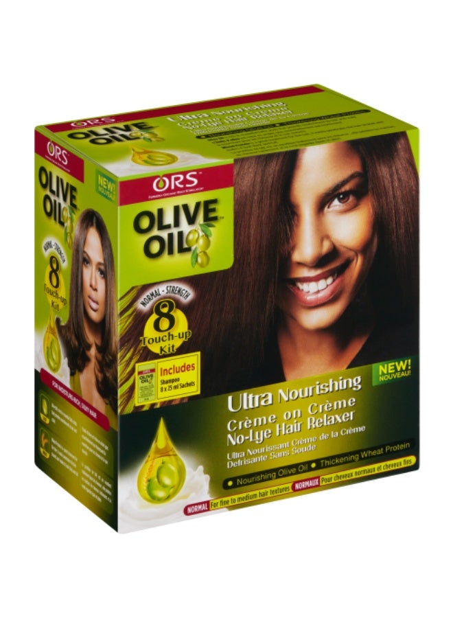 Olive Oil 8 Touch-Up Kit Olive Oil Normal Ultra Nourishing Creme On Creme No Lye Hair Relaxer