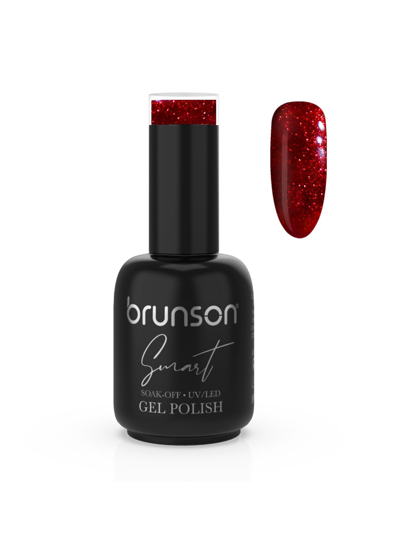 Gel Polish, 15ml Smart Gel Nails Glossy Shine Finish Long Lasting Soak off UV Gel Nal Polish for Nail Art French Manicure Pedicure Salon Quality Chip Resistant Gel Nail Extensions UV Gel Nail Paint