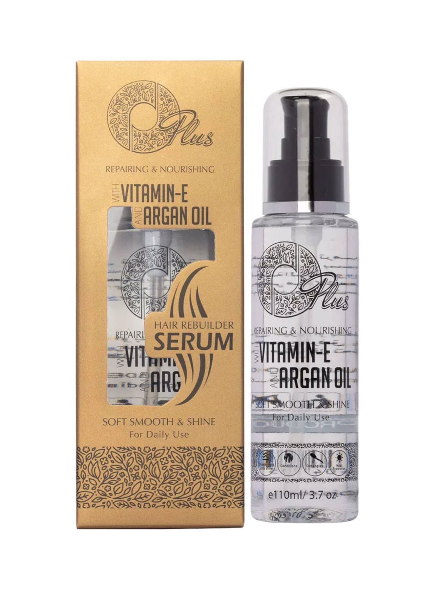 OPlus 110ml Hair Reconstruction Serum - Vitamin E & Argan Oil Blend
