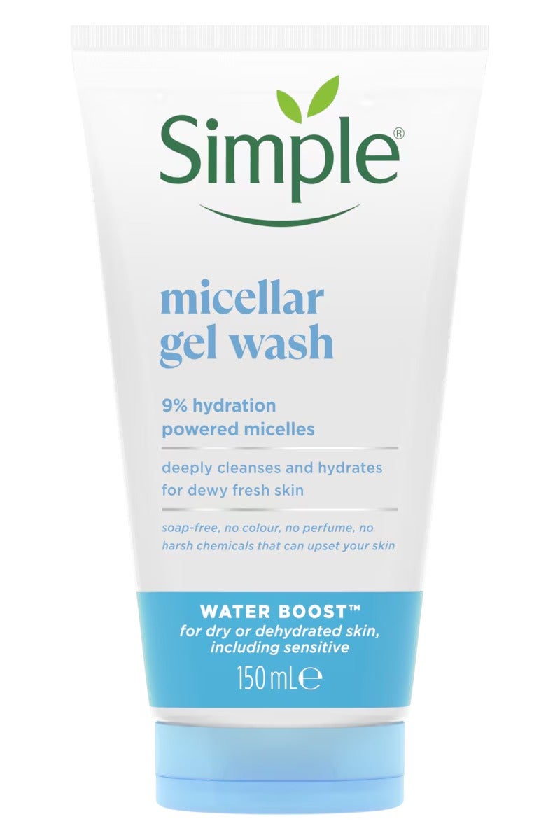 Water Boost Micellar Facial Gel Wash For Sensitive Skin 150ml